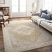 Brown;green Round 7'10" Area Rug - Langley Street® Don Area Rug_AVT2363 94.0 x 94.0 x 0.31 in whitePolyester | Wayfair