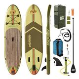 Aquacruz Suncruzer 10 ft Inflatable Stand Up Paddle Board Vinyl/Plastic/Fabric in Yellow | 120 H x 30 W x 6 D in | Wayfair WS700Y22015