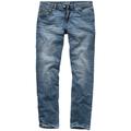 Mey & Edlich Herren Jeans Hose Slim Fit Blau einfarbig