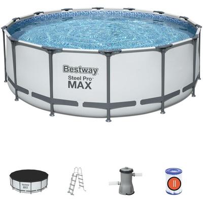5612X Steel Pro Max runder oberirdischer Pool 427x122cm - Bestway