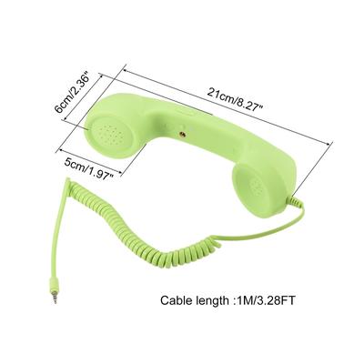 3.5mm Retro Telephone Handset Receiver for Microphone Speaker