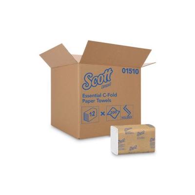 "Scott Essential C-Fold Paper Towels, 1-Ply, White, 2400 Towels - Alternative to KCC, KCC01510 | by CleanltSupply.com"