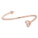 Kate Spade Jewelry | Kate Spade Rose Gold Rock Solid Stone Flex Cuff Bracelet | Color: Gold/Pink | Size: Os