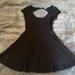 American Eagle Outfitters Dresses | American Eagle Brand Black Skater Mini Dress Size Small | Color: Black | Size: S