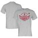 Men's Blue 84 Heathered Gray Oklahoma Sooners 6-Time NCAA Softball Women's College World Series Champions T-Shirt