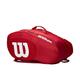 Wilson Padel-Tasche Team, Für bis zu 6 Schläger, Rot/Weiß, WR8900102001