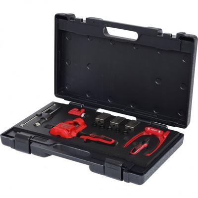KS TOOLS FLAREFIX 1 Universal-Bremsleitungs-Bördelgerät-Satz mit Hydraulik-Spindel, 16-tlg Bördelgerät, Bremsleitung 122.1290 Image
