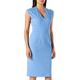 HUGO Damen Kemanda Dress, Medium Blue425, 34 EU