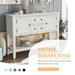 Buffet Sideboard Console Table with Bottom Shelf