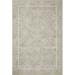 White 36 x 36 x 0.19 in Area Rug - Rifle Paper Co. x Loloi Maison MAO-02 Bough Natural Rug Polyester | 36 H x 36 W x 0.19 D in | Wayfair