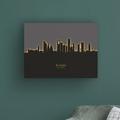 Ebern Designs Riyadh Saudi Arabia Skyline Glow II by Michael Tompsett - Wrapped Canvas Graphic Art Canvas, in Black/Gray | Wayfair