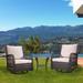 Red Barrel Studio® Idealhouse 360 Degree Elegant Chair Outdoor Wicker Swivel Rocker Patio Set | Wayfair A8A302BE1817477AA60AB42D4CEDD3BF