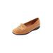 Wide Width Women's The Thayer Flat by Comfortview in Tan (Size 9 1/2 W)