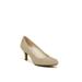 Wide Width Women's Parigi Pump by LifeStride in Light Gold (Size 7 W)