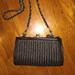 Anthropologie Bags | Anthropologie Black Braided Cross Body | Color: Black/Gray | Size: 8 1/2" X 5"