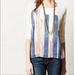 Anthropologie Tops | Anthropologie One September Brushstroke Pleated Mix Media Top | Color: Pink/White | Size: S