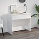 vidaXL Console Table High Gloss White 89x41x76.5 cm Steel