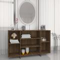 vidaXL Sideboard Brown Oak 120x30x75 cm Engineered Wood