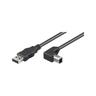 Goobay - usb 2.0 ab 100 r/a HiSpeed,1m - 1 m - usb a - usb b - Male connector / Male connector