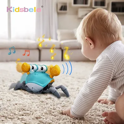 Jouet crabes à Induction pour tout-petits musique légère jouets amusants pour enfants jouets