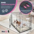 Maxxpet - Cage pour Chien 91x57x64 cm - Avec Coussin - Avec poignée - Caisse de transport pliante