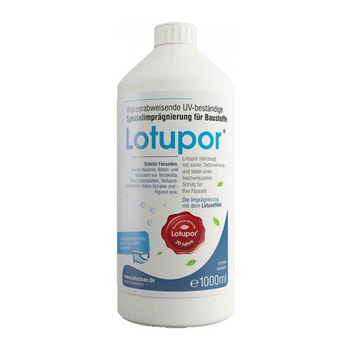 Hydrochemie - Lotupor® - Fassaden-Impraegnierung mit Lotuseffekt - 1 Flasche - 1 ltr