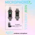 Émetteur et récepteur XLR sans fil pour microphone dynamique centre audio système PA émetteur XLR