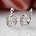 Huitan – boucles d'oreilles pour femme Design Unique couleur or Rose/argent boucles d'oreilles de