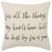"...the best by far is you" Decorative Pillow