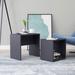 2-piece Coffee Table Set Side Table Sofa Table 18.9"x11.8"x17.7" Chipboard