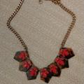 J. Crew Jewelry | J. Crew- Y2k Era Statement Necklace | Color: Brown/Orange | Size: Os