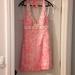 Lilly Pulitzer Dresses | Lily Pulitzer Halter Dress Size 4 | Color: Pink/White | Size: 4