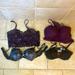 Victoria's Secret Intimates & Sleepwear | Lacey Bra Grab Bag, X4 Victoria Secret + | Color: Black/Purple | Size: Various