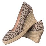 J. Crew Shoes | Jwot J.Crew Animal Print Espadrilles Nwot Cheetah Size 8 | Color: Brown/Tan | Size: 8