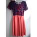 Lularoe Dresses | Lularoe Amelia Dress With Pockets. Size S. Orange, Coral, Persimmon | Color: Orange | Size: S