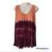 Free People Tops | Free People Tank Top Swingy Tie Dye Peach Purple Nwt Size Small | Color: Orange/Purple | Size: S