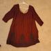 Zara Dresses | Boho Zara Trafaluc Dress | Color: Red/Tan | Size: M