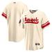 Men's Nike Cream Los Angeles Angels City Connect Replica Team Jersey