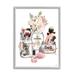 Stupell Industries Fashion Cosmetic Brushes In Glam Jars by Ziwei Li - Print Canvas in Gray | 20 H x 16 W x 1.5 D in | Wayfair ae-136_gff_16x20