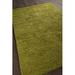 White 36 x 24 x 1 in Area Rug - Chandra Rugs Strata Handmade Shag Wool Green Area Rug Wool | 36 H x 24 W x 1 D in | Wayfair STR110823