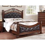 Bloomsbury Market Anaejah Wooden Platform Bed Metal in Brown | 63 H in | Wayfair 28BE7948E0064D32AB89E43F6B0A6618