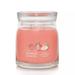 YANKEE CANDLE Signature White Strawberry Bellini Scented Jar Candle Soy, Cotton in Pink | 4.63 H x 3.7 W x 3.7 D in | Wayfair 1630671