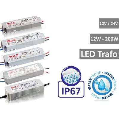 Led Trafo 12W 0,5A 24V Netzteil IP67 Wasserdicht Transformator Treiber für led Leuchtmittel Image