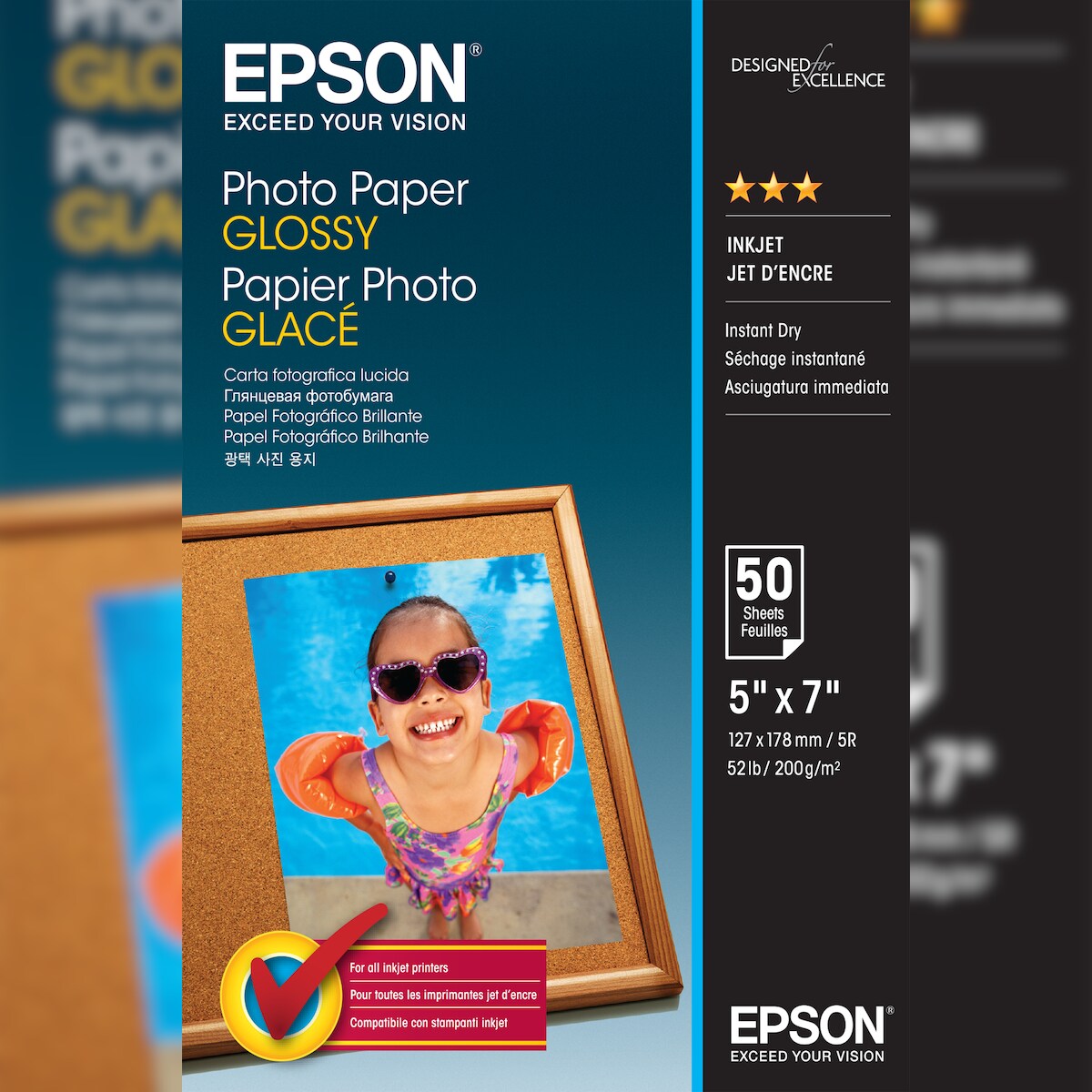 Epson Photo Paper Glossy - 13x18cm - 50 Blätter Image