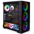 Veno Scorp Gaming PC Desktop Computer: i7-3770 3.90Ghz / 16GB RAM/GTX 1050 Ti 4GB / 256GB SSD / 1TB HDD / 500W 80+ PSU/NEONZILLA 8 FAN ARGB CASE/WIFI/WINDOWS 10