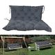 Outdoor Bench Cushion with Backrest Pad,Waterproof Garden Swing 2 3 Seater Seat&Back Cushion,Hammock Cushion Cover,Wooden Chair Pallet Cushion