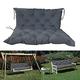Outdoor Bench Cushion with Backrest Pad,Waterproof Garden Swing 2 3 Seater Seat&Back Cushion,Hammock Cushion Cover,Wooden Chair Pallet Cushion