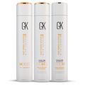 GK Hair Global Keratin Moisturizing Shampoo & Conditioner 300ml - pH+ Pre-Treatment Clarifying Shampoo with Aloe Vera, Vitamins and Natural Oils for All Hair Types (10.1 fl. oz)
