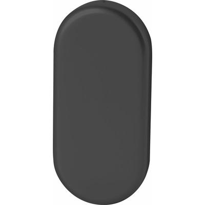 FSB Blindrosette (Abdeckung) oval, verdeckt geschraubt Rosette Alu schwarz matt Image