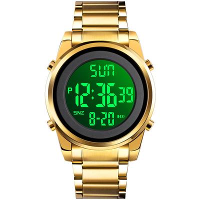 Skmei - Men Digital Business Watch Dual Time Mode Date Week Alarm Clock Backlight 3ATM Waterproof